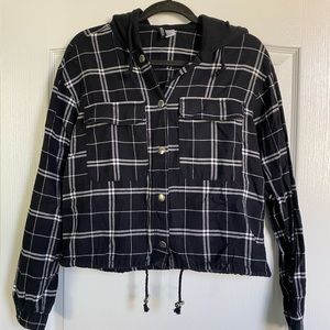 Plaid flannel jacket